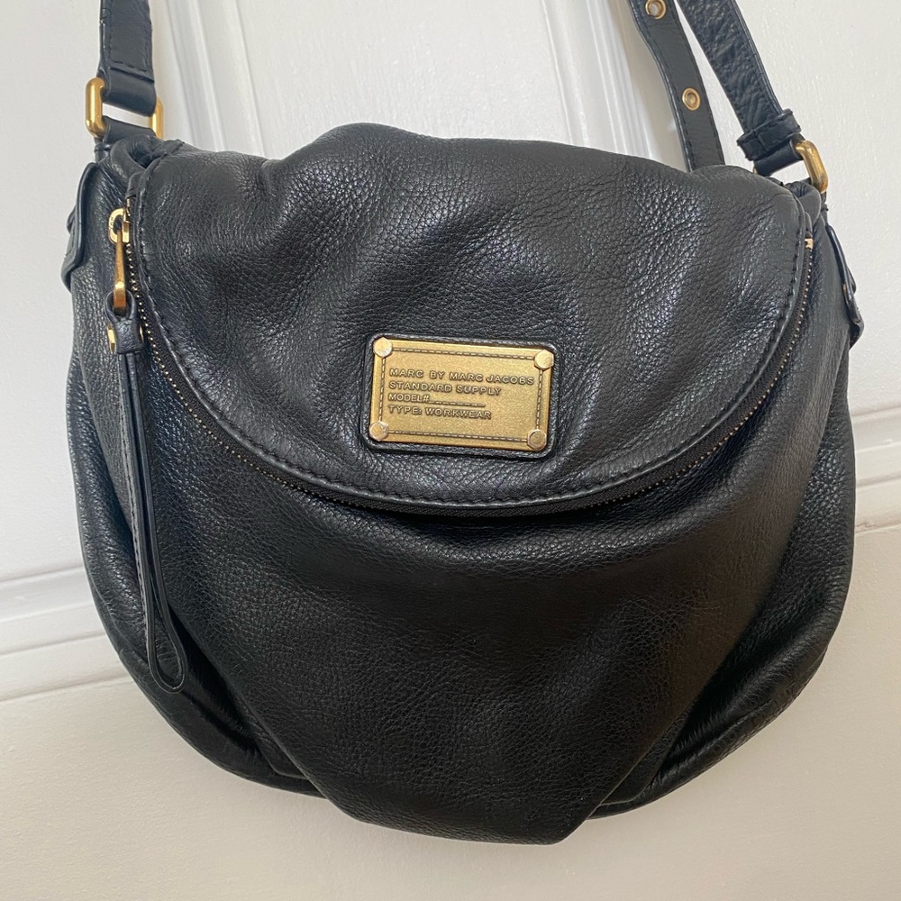 Vintage Marc Jacobs black leather bag